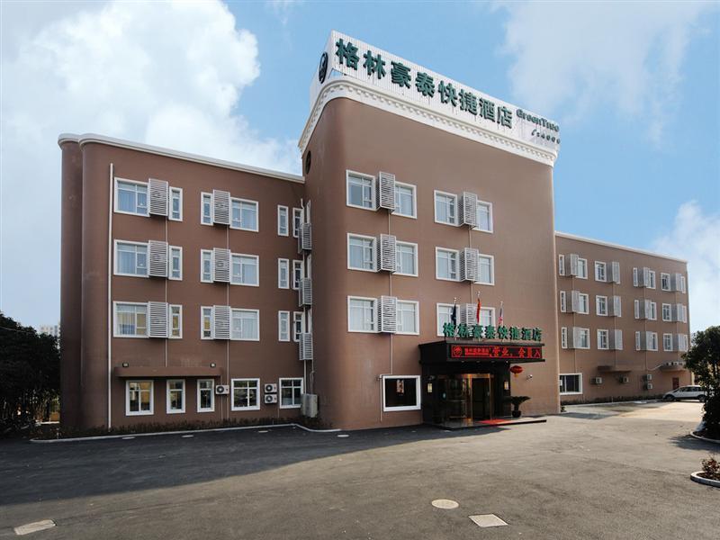 Greentree Inn Shanghai West Huaxia Road Metro Station Express Hotel Eksteriør billede